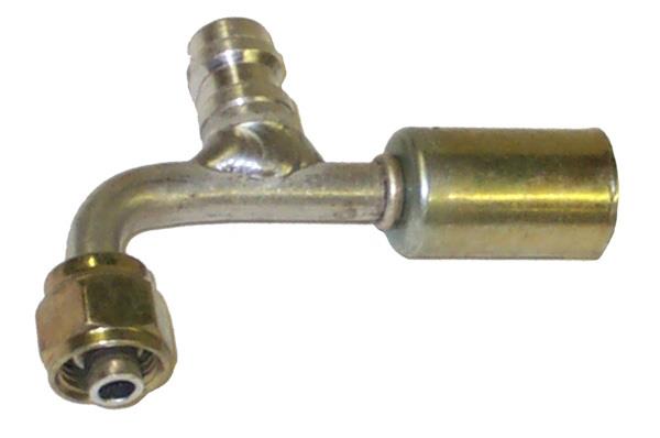 Aluminium Fitting | 90°, Schlauchgröße 8