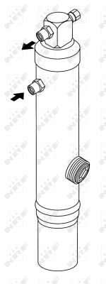 Filtertrockner, Klimaanlage - 0085110130-03 | Porsche, 91157313903, 91157393903