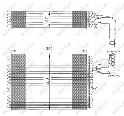 Verdampfer Klimaanlage, 0047110004-03