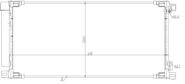 Klimakondensator 0044810289-03 | Toyota, 8845002510