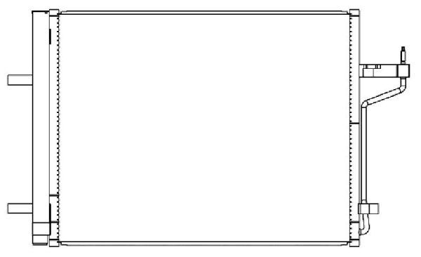 Klimakondensator 0044810113-03 | Ford, CV6119710FC, 1768031, CV6119710FE, CV6Z19712B