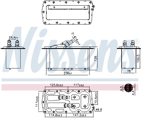 Ladeluftkühler, 0046810669-03 | Opel, DS7G9L440BB, DS7G9L440BE, DS7G9L440BC, 1832242