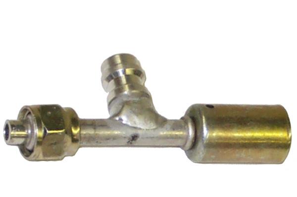 Aluminium Fitting | 0°, Schlauchgröße 8