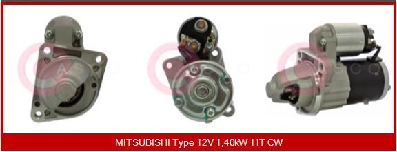Aftermarket Starter - 0000212627-03 | Ford, Mitsubishi, CJ5T11000BA, CJ5T11002BA, M000T39471, M0T39471