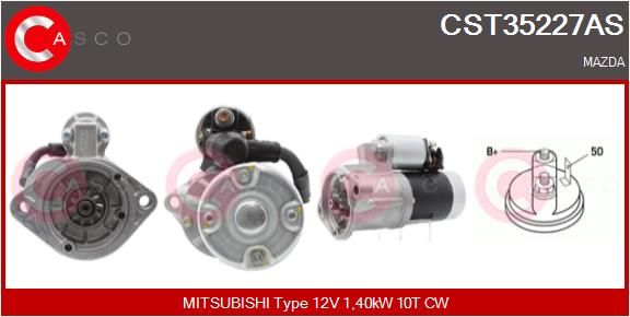 Aftermarket Starter - 0000214462-03 | Mazda, Mitsubishi, PN1118400, PN2218400, M002T51281, M2T51281