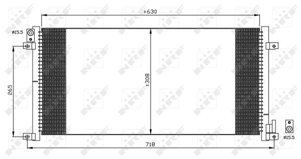 Klimakondensator 0044810605-03 | Iveco, 504090674, 99487944