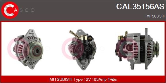 Aftermarket Generator - 0000415280-03 | Mitsubishi, A003TN1281, MD340511, A3TN1281
