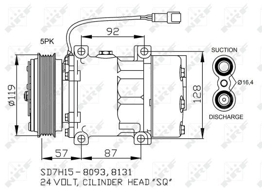 Aftermarket Klimakompressor, 0044710048-03 | 5010412961, 5010483099