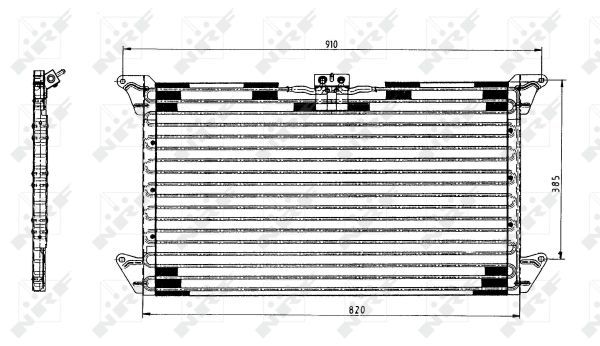 Klimakondensator 0044810413-03 | Scania, 1380374, 1449779