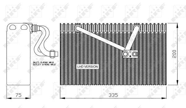 Verdampfer Klimaanlage, 0047110015-03