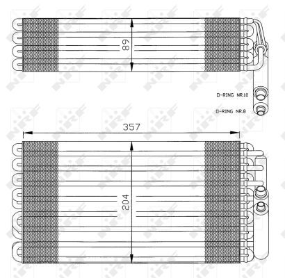 Verdampfer Klimaanlage, 0047110005-03