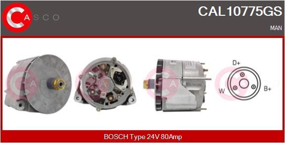 Original Generator MAN, 51261017218 | 0000414894-01