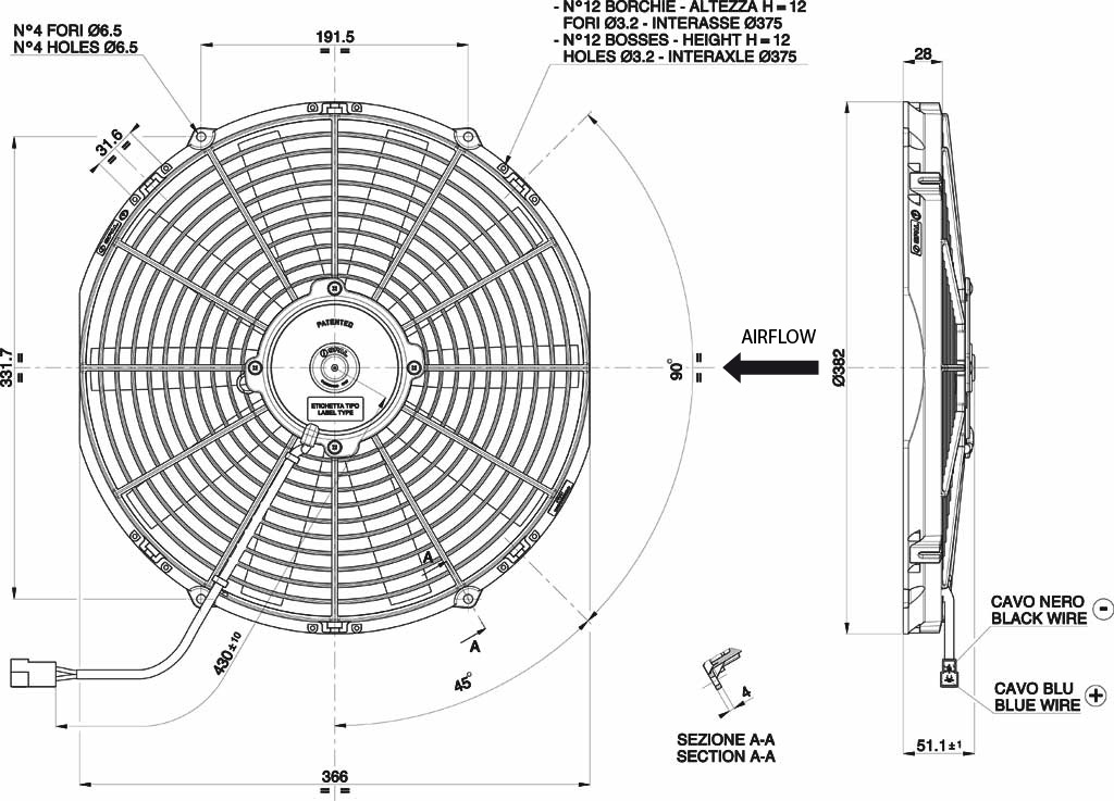 Spal Lüfter, Fendt | G312550060100 | Original