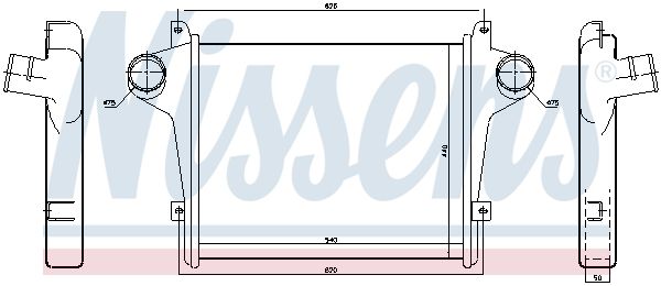Ladeluftkühler, 0046810651-03 | Iveco, 99448318, 99455374
