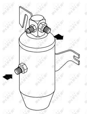 Filtertrockner, Klimaanlage - 0085110087-03 | Citroën, 96281070, 9628107080, 6455Q4, 96082556