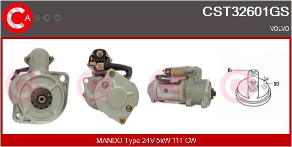 Original Starter - 0000214413-01 | Hyundai, Volvo, MG250448, F13210170