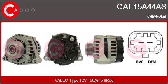 Aftermarket Generator Chevrolet, 13502989A, 13588309, 1359723 | 0000415104-03