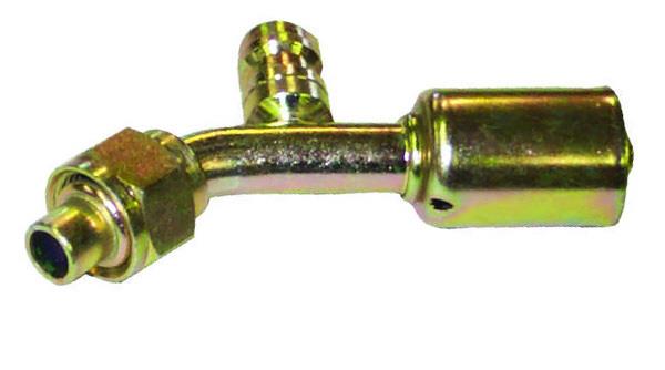 Stahl Fitting | 45°, Schlauchgröße 6