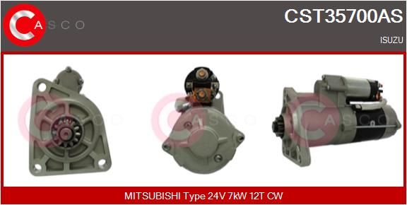Aftermarket Starter - 0000214493-03 | Isuzu, Mitsubishi, 1811003453, M009T80871, M9T80871