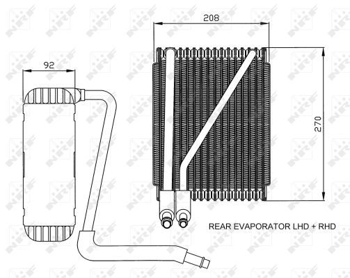 Verdampfer Klimaanlage, 0047110010-03