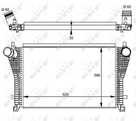 Ladeluftkühler, 0046810124-03 | Audi, Cupra, 5Q0145803AA, 5QM145803B, 5Q0145803P, 5Q0145803R