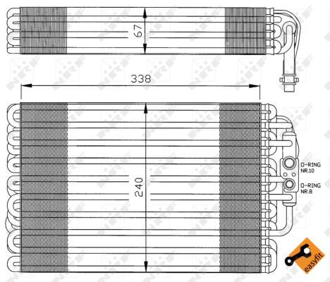 Verdampfer Klimaanlage, 0047110006-03