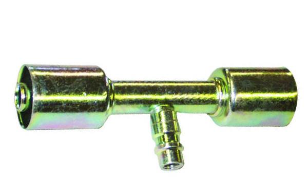 Stahl Fitting | 0°, Schlauchgröße 8