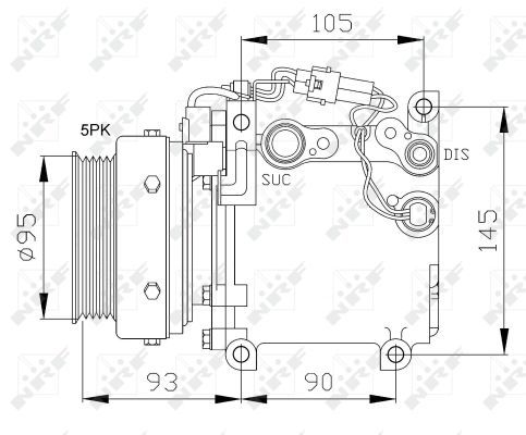 Aftermarket Klimakompressor, 0044711283-03