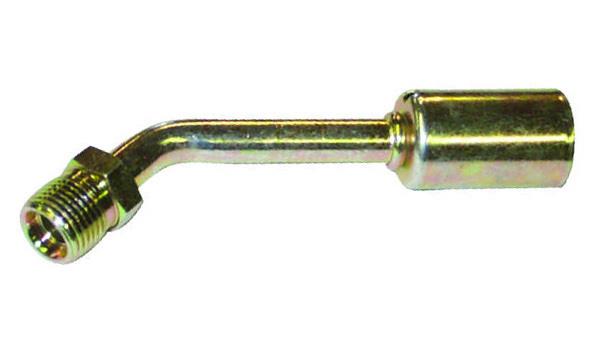 Stahl Fitting | 45°, Schlauchgröße 8