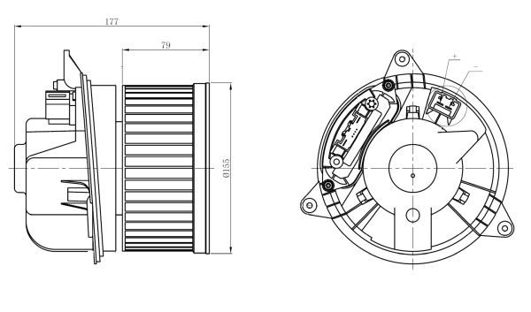 Innenraumgebläse, 0266910264-03 | Ford, 1327523, 4S7H19D859BA