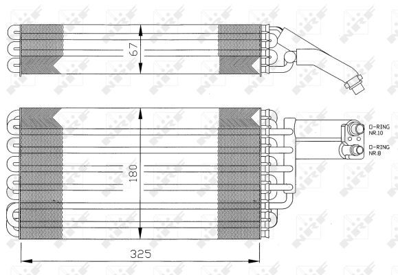 Verdampfer Klimaanlage, 0047110014-03