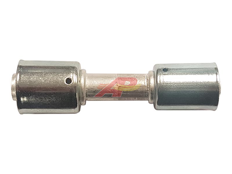 Pressfitting, gerade (0°), Stahl – Kfz-Klimaanlage