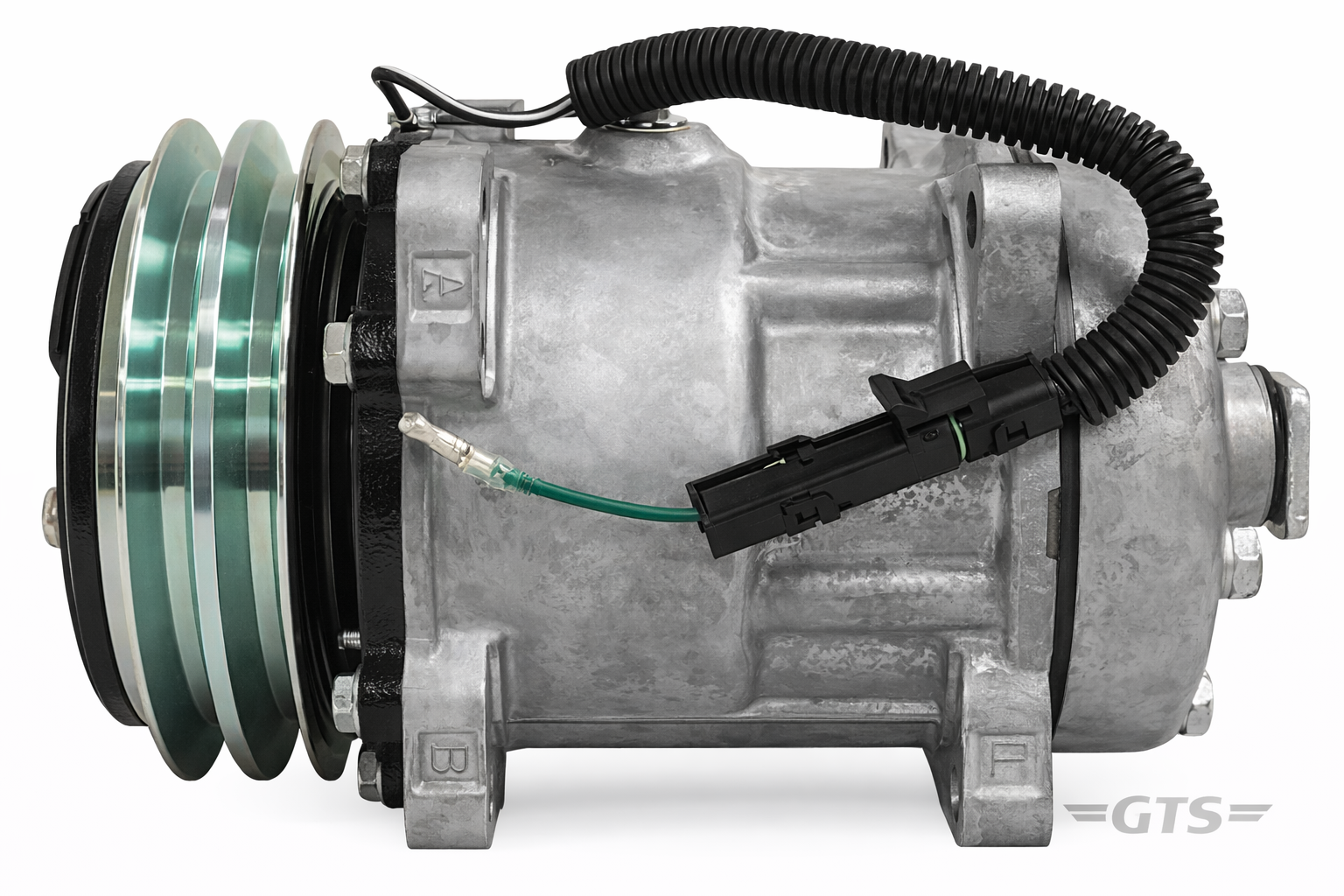 Original Sanden Klimakompressor, 140340, 9967426, 9966452, 2032287C91 | 0044712680-01