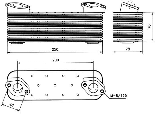Ölkühler, Motoröl - 0046910002-03