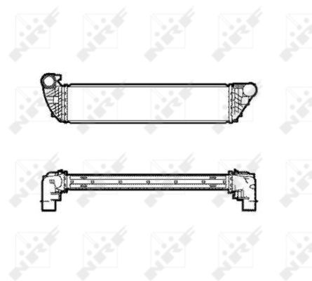 Ladeluftkühler, 0046810341-03 | Renault, 8200292773, 8200301883