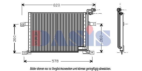 Klimakondensator, 0044810953-03 | Jeep Wrangler I, 55036212