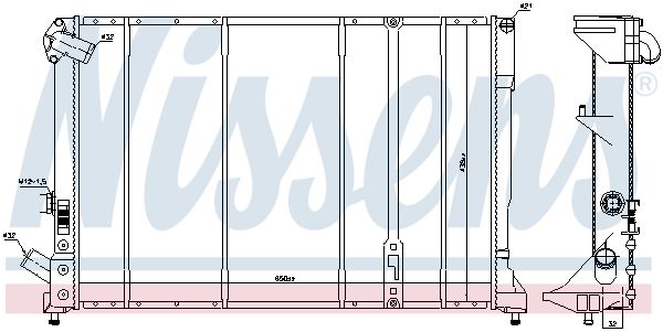 Wasserkühler / Motorkühler 7701040662, 7701352665 | 0047011962-03