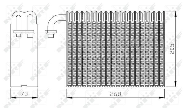 Verdampfer Klimaanlage, 0047110018-03