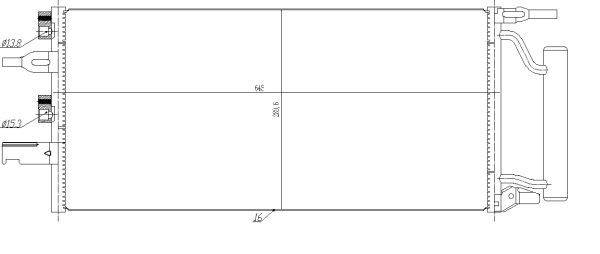 Klimakondensator 0044810265-03 | BMW, Mini, 64509271206, 9271206