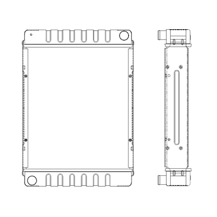 Kühler, Motorkühlung - 0047013371-03 | Jungheinrich Stapler, 50220146, 50430353