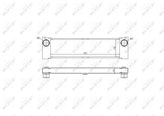 Ladeluftkühler, 0046810366-03 | Mercedes-Benz, 6395010301, A6395010301