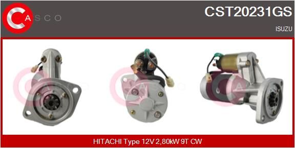 Original Starter - 0000214255-01 | Isuzu, 3701200FA, S14211A, S14425, S14425A