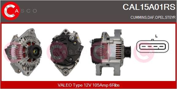 Austausch Generator Opel, 10295857, 6204065 | 0000415094-02