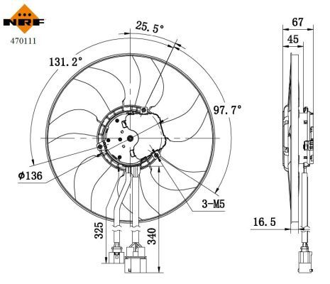 Lüfter, Motorkühlung - 0050810621-03 | Audi, Cupra, 5Q0959455AE, 5Q0959455AM, 5Q0959455BJ