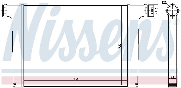 Ladeluftkühler, 0046810711-03 | MAN, 81061300220, 81061300225