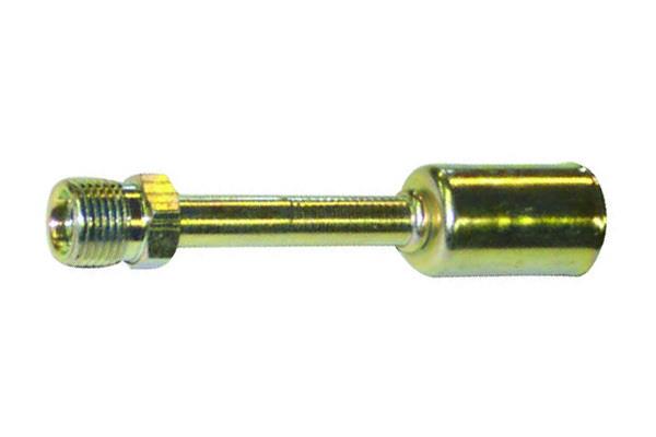 Stahl Fitting | 0°, Schlauchgröße 8 - reduzierter Außendurchmesser