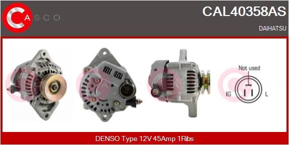 Aftermarket Generator - 0000415396-03 | Daihatsu, Toyota, 2706087715, 2706087716