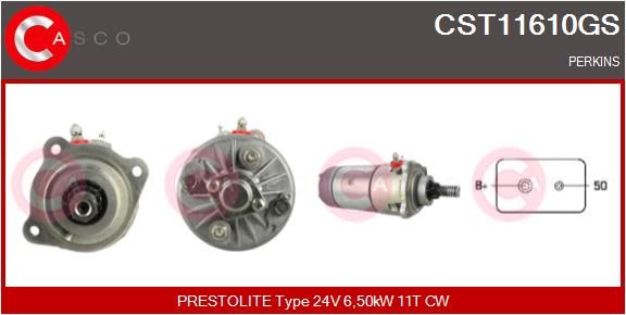 Original Starter Perkins, 3279461 | 0000214167-01