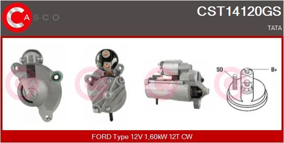 Original Starter Ford, Tata, 6TLU11000BB, 287215100102 | 0000214193-01