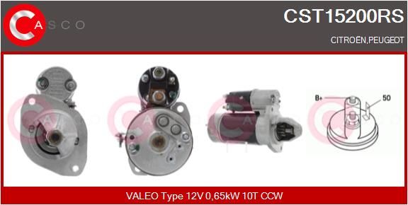 Austausch Starter - 0000214218-02 | Citroen, Peugeot, 75491453, 75492472, 95493934, 95494430